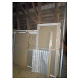 GROUP OF MISC. WINDOWS & BARN