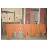 SHOVELS, RAKES, & MISC.