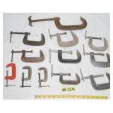 GROUP OF MISC. C-CLAMPS