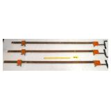 3 - 48' BAR CLAMPS