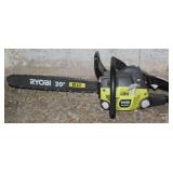 RYOBI RY5020 CHAINSAW WITH 20' BAR & CASE