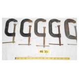 5 - 4' C-CLAMPS