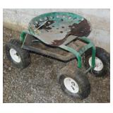 HEAVY DUTY ROLLING GARDEN CART
