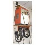 ARC WELDER WITH WELDING RODS & MISC.