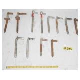 GROUP OF MISC. GATE HINGES