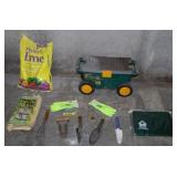 GROUP OF MISC. GARDEN TOOLS & SUPPLIES