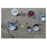 GROUP OF MISC. LIGHTS / HEAT LAMPS
