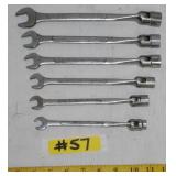 6 PIECE SAE SOCKET WRENCH SET
