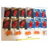 GROUP OF MISC. 12V TRAILER SIGNAL LIGHTS