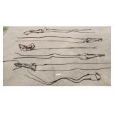 GROUP OF MISC. HORSE TACK (BITS, BRIDLES, ETC.)