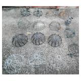 GROUP OF MISC. METAL PLANTER BASKETS