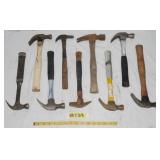 GROUP OF MISC. CLAW HAMMERS