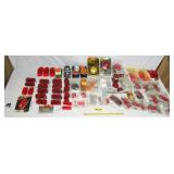 GROUP OF TRAILER LIGHTS & MISC. WITH TOTE