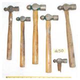 GROUP OF MISC. BALL PEIN / BALL PEEN HAMMERS