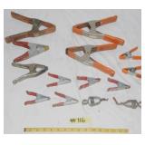 GROUP OF MISC. SPRING CLAMPS