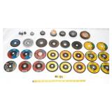 GROUP OF MISC. CUTTING & GRINDING WHEELS