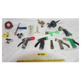 GROUP OF MISC. HOSE SPRAYERS, SPRINKLERS, ETC.