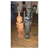 2 WOOD AFRICAN TRIBAL FIGURES