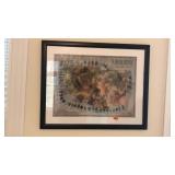 FRAMED POSTER, TURQUOISE OF THE SOUTHWEST