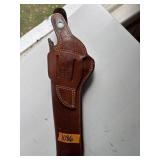 LEATHER BELTLOOP PISTOL HOLDER