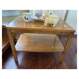 WOODEN SIDE TABLE, 26X20