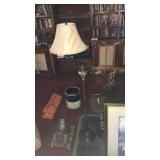 ANTQ. SWING ARM FLOOR LAMP