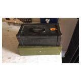 2 METAL BOXES