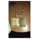 VNTG CIGARETTE CASE & BELT BUCKLE