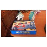 FOAM GUN AND 2 BUTTERFLY HOUSES, NIB