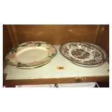 4 ROYAL STAFFORDSHIRE PLATES & 3 FRANSCIAN