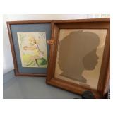 2 PC FRAMED ART