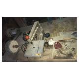 WORK BENCH W ASST POWER TOOLS BOLTED IN