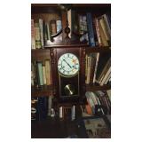 KASSEL MAHOGANY 31 DAY WALL CLOCK