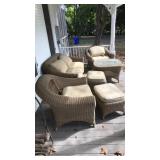 6 PC OUTDOOR WICKER PATIO SET