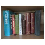 5 BOOKS AND 3 FAUX BOOKS