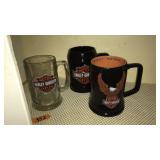 HARLEY DAVIDSON BEER MUGS