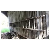 40 FT WOOD EXTENSION LADDER