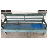 PAINTED 61" LONG BENCH