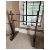 WOODEN QUILT RACK, 44IN TALL