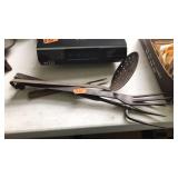 LOT OF PRIMITIVE KITCHEN TOOLS