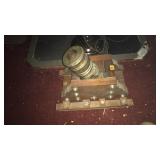 ANTQ. BRASS CANNON MORTAR