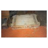 WOODEN CRATE AND CONTENTS