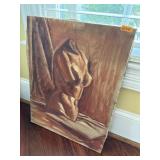 CANVAS WOMENS BUST PORTRAIT