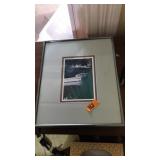 FRAMED BOAT PRINT "FISHERMANS CREEK"