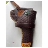 LEATHER BELTLOOP PISTOL HOLDER