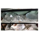LOT OF ASST CLEAR GLASS