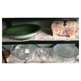 LARGE DECOR BOWL AND LIDDED BOX