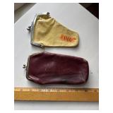 (2) VINTAGE COIN PURSES