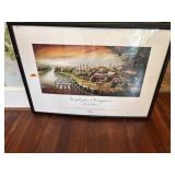 WASHINGTONS WATER FRONT BY BUNDA GORDAN FRAMED