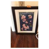 FRAMED CHERRY BLOSSOM POSTER